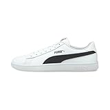 PUMA Smash V2 L Zapatillas de Deporte Unisex Adulto, Cuero Clásico con Suela de Caucho, Corte Bajo, Cierre con Cordones