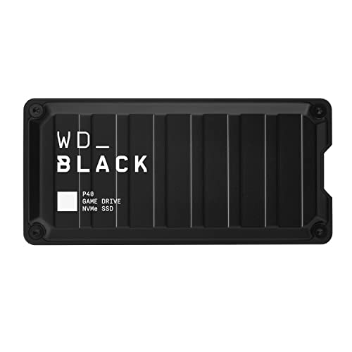 WD_BLACK 1TB P40 Game Drive SSD USB-C USB 3.2 Gen 2x2 Memoria...