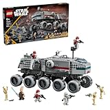 LEGO Star Wars 75413 Juggernaut de la República, Vehículo de Combate con 5 Minifiguras inc. Ki-Adi-Mundi, 3 Droides y Cañón que Dispara, para Niños 9+