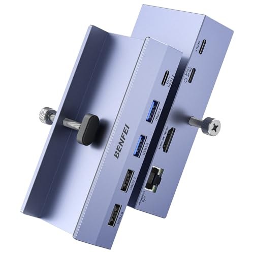 BENFEI Hub USB C 8 en 1 con Pinza Segura – Características...