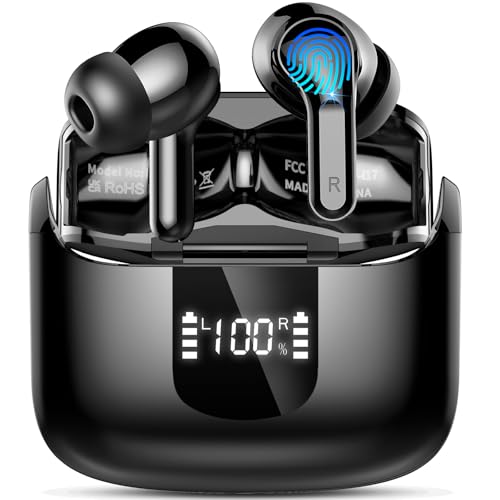 Ordtop Auriculares Inalambricos Bluetooth