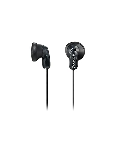 Sony MDRE9LPB - Auriculares de Botón, Color Negro, Intraurales, Alámbrico