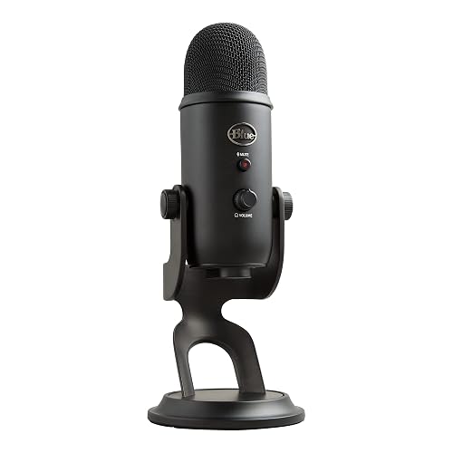 Logitech G Blue Yeti Micrófono USB para Grabación, Streaming, Gaming | Podcasting en PC y Mac, Micro de Condensador para O...