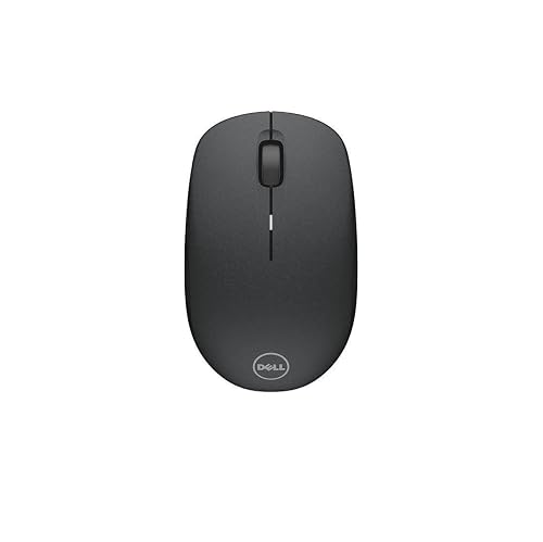 Dell Mobile MS3320WRatón inalámbrico, negro | Rueda de desplazamiento, receptor USB, batería AA de 12 meses, peso 57.6 g, ...