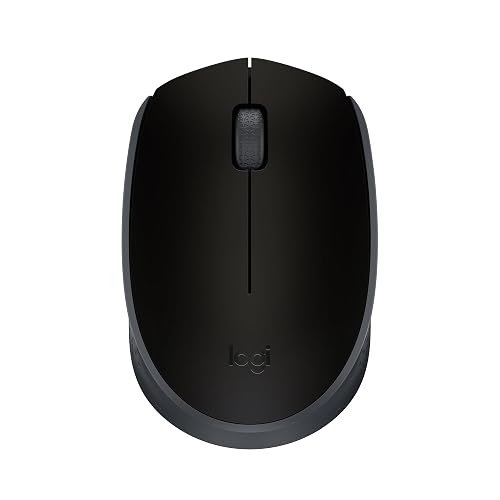 Logitech B170 Ratón Inalámbrico, 2,4 GHz con Nano Receptor, Seguimiento Óptico, Batería de 12 Meses, Ambidiestro, PC/Mac/P...