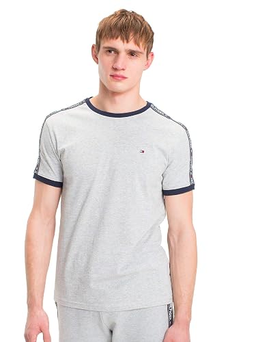 Tommy Hilfiger Camiseta para Hombre Rn Tee Ss con Cuello Redondo