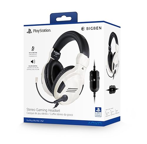 Sony - Auriculares Gaming Stereo, Color Blanco (PS 4) - Compatible con PS5