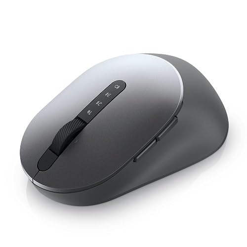 Dell MS5320W - Ratón inalámbrico para múltiples dispositivos, Gris | 7 Botones, Batería de hasta 36 Meses, Compatible con ...