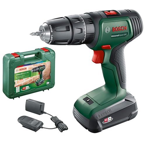 Bosch Martillo taladrador a batería UniversalImpact 18 (1 batería, sistema de 18 V, en Maletín)