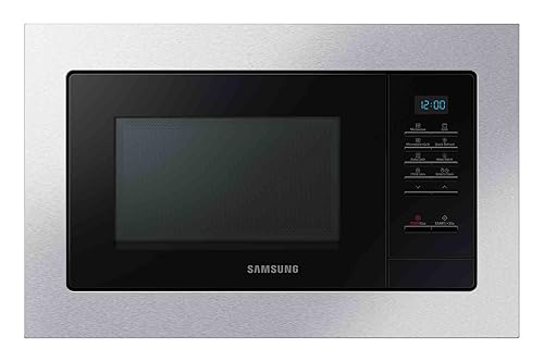 Samsung MG23A7013CT/EC Microondas de Integración con Grill, 23 L, potencia 800W. | Interior de Cerámica Enamel fácil de li...