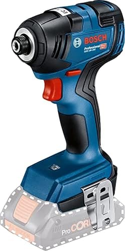 Bosch PRO Atornillador de impacto a batería GDR 18V-200 | Mejor combinación de potencia y tamaño, con un portapuntas de 1/...