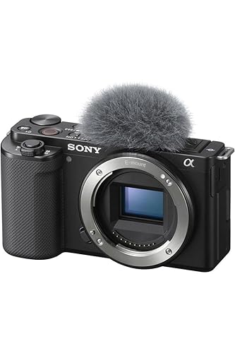 Sony Alpha ZV-E10 | Cámara Vlog con lente intercambiable sin espejo APS-C (pantalla pivotante para vlogs, video 4K, autoen...