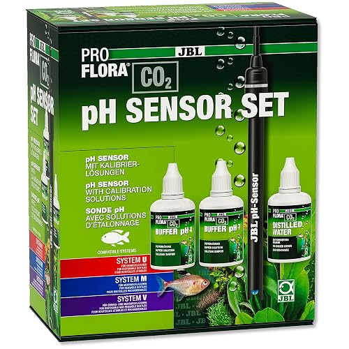 JBL PROFLORA - Juego de sensores de pH de CO2, Juego de electrodos de pH con conexión BNC, Incluyendo líquido de calibraci...