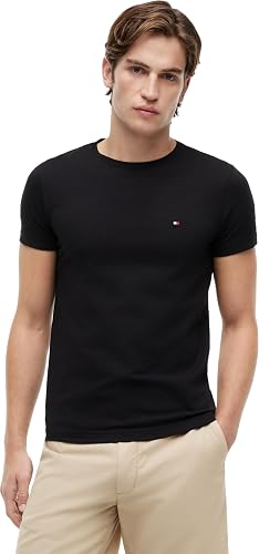 Tommy Hilfiger Camiseta Manga Corta Hombre Core Stretch Slim Fit