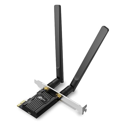 TP-Link Archer TX20E-Tarjeta WiFi PCIe, AX1800, 1201 Mbps, WiFi 6, Gigabit | Actualiza tu PC con WiFi 6. Instalación Plug...