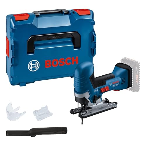 Bosch Professional 18V System sierra de calar GST 18V-125 S (ideal para cortes curvos y transversales, soporte para cuchil...
