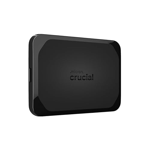 Crucial X10 Pro Disco Duro Externo SSD 4TB, Lectura de hasta 2100 MB/s y Escritura de 2000 MB/s, Memoria Externa, USB-C 3....