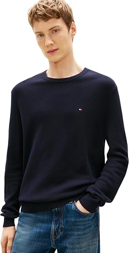 Tommy Hilfiger Jersey Hombre Essential Structure Crew Neck Regular Fit