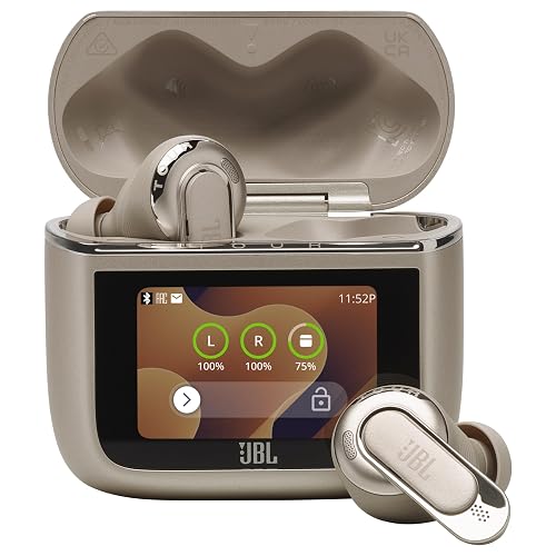 JBL Tour Pro 3, Earbuds inalámbricos True Wireless, estuche de carga inteligente, 44 h de autonomía, Bluetooth, cancelació...