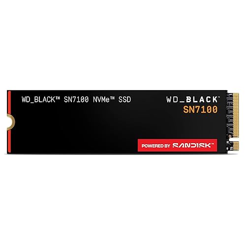 WD_Black SN7100 NVMe SSD 1TB (Velocidades hasta 7250/6900 MB/s de Lectura/Escritura, M.2 2280, Next Gen TLC 3D NAND, SANDI...