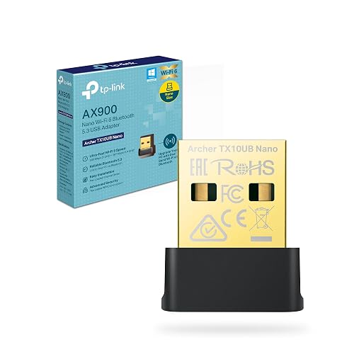 TP-Link Archer TX10UB Nano - Adaptador WiFi USB, AX900, 900 Mbps, WiFi 6 | Actualiza tu PC con WiFi 6. Instalación Plug & ...