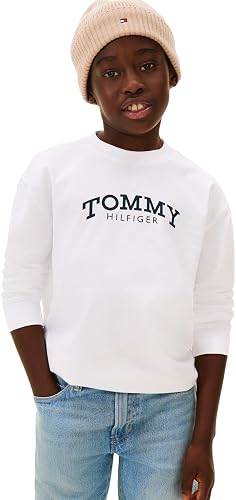 Tommy Hilfiger Monotype Print T-Shirt LS Kb0kb10052 Camiseta L/S Niños (Pack de 1)