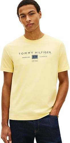 Tommy Hilfiger Brand Love Mono Stack tee Mw0mw42365 Camiseta S/S Hombre (Pack de 1)