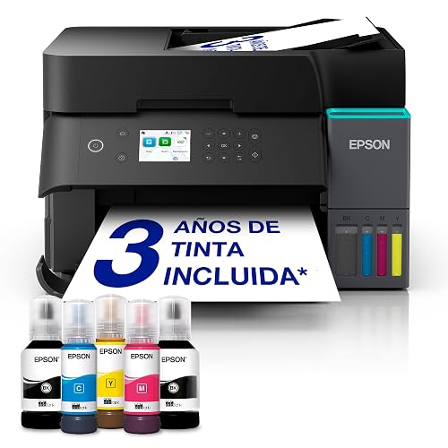 Epson EcoTank ET-3950 Impresora de Depósito de Tinta | Teletrabajo | Wi-Fi | A4 | Imprime a Doble Cara | Imprimir, Copiar,...