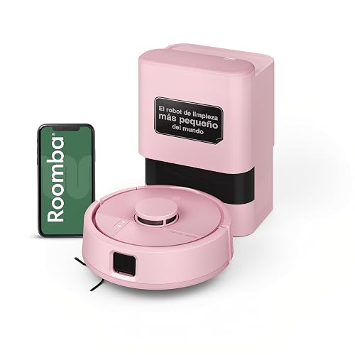 iRobot Roomba Mini Robot Aspirador y Friegasuelos con Base AutoEmpty (hasta 90 días), Navegación LiDAR, Aspiración 7000Pa,...