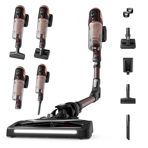 Rowenta X-Pert 6.80 Flex, Aspiradora Escoba Sin Cable, Autonomía de hasta 60 Minutos, con Luces led, Limpieza 4 en 1, Lige...