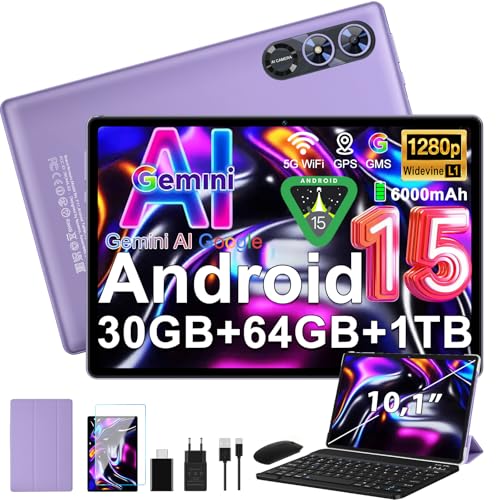 Tablet 10,1 pulgadas Android 15 tableta Gemini AI