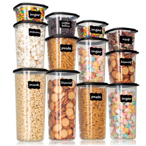 Cozary Set de recipientes herméticos para alimentos – 12...
